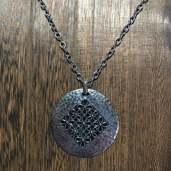 Tocara Barbara Stainless Steel Reversible Convertible necklace - Picture 1 of 4
